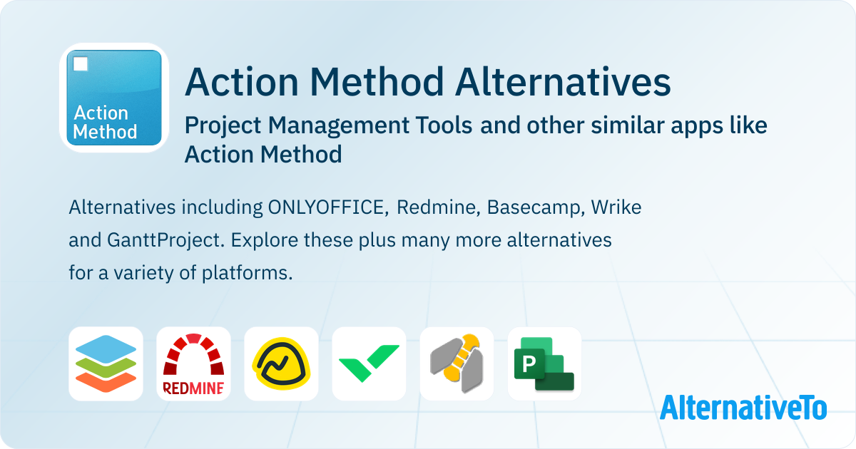 Action Method Alternatives: Top 12 Project Management Tools & Similar ...
