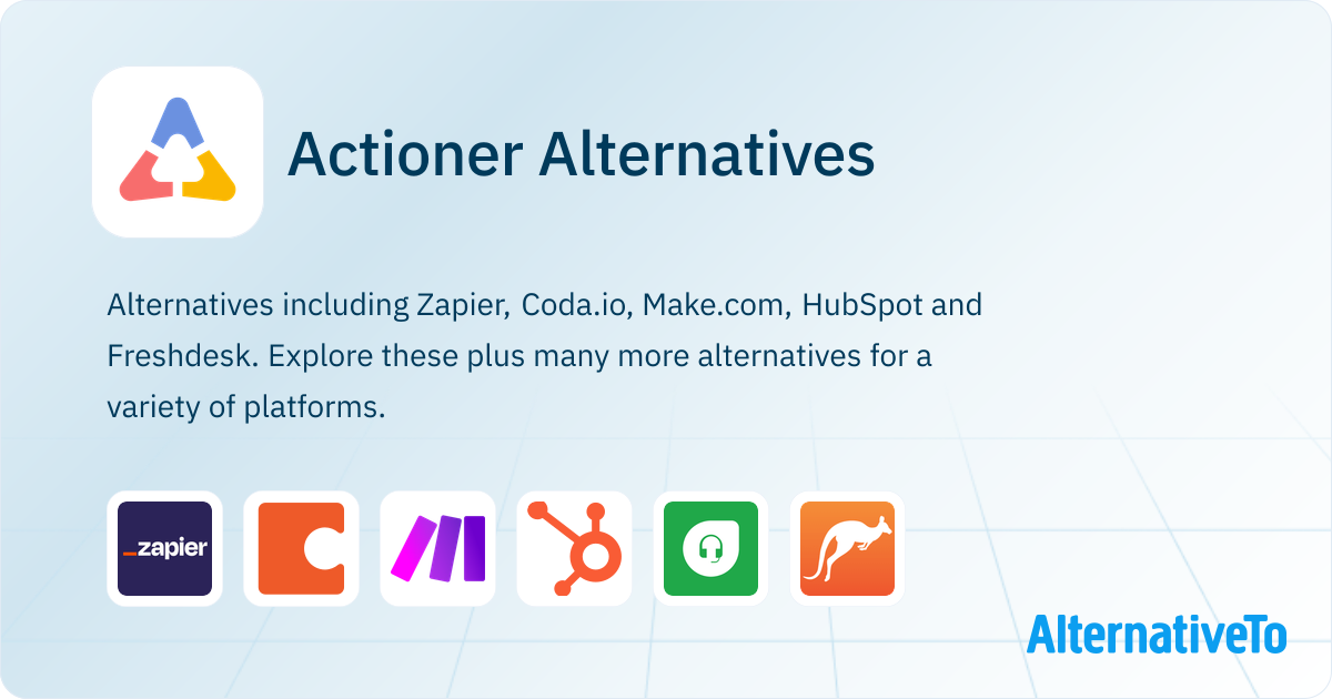 Actioner Alternatives - Explore Similar Sites & Apps | AlternativeTo