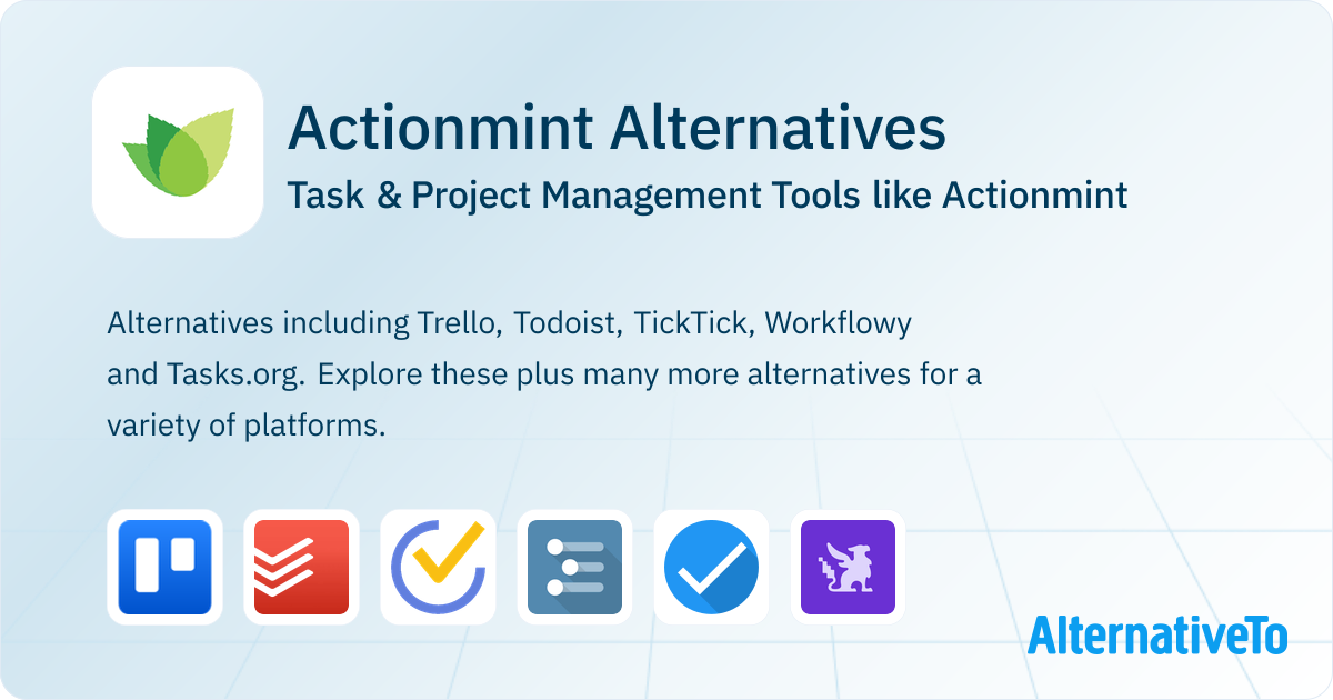 Actionmint Alternatives: Top 12 Task Management Tools | AlternativeTo