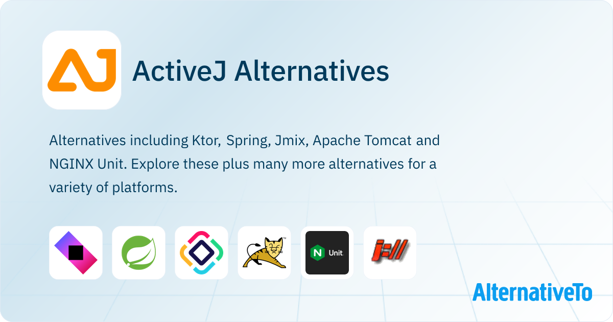 ActiveJ Alternatives - Explore Similar Software | AlternativeTo