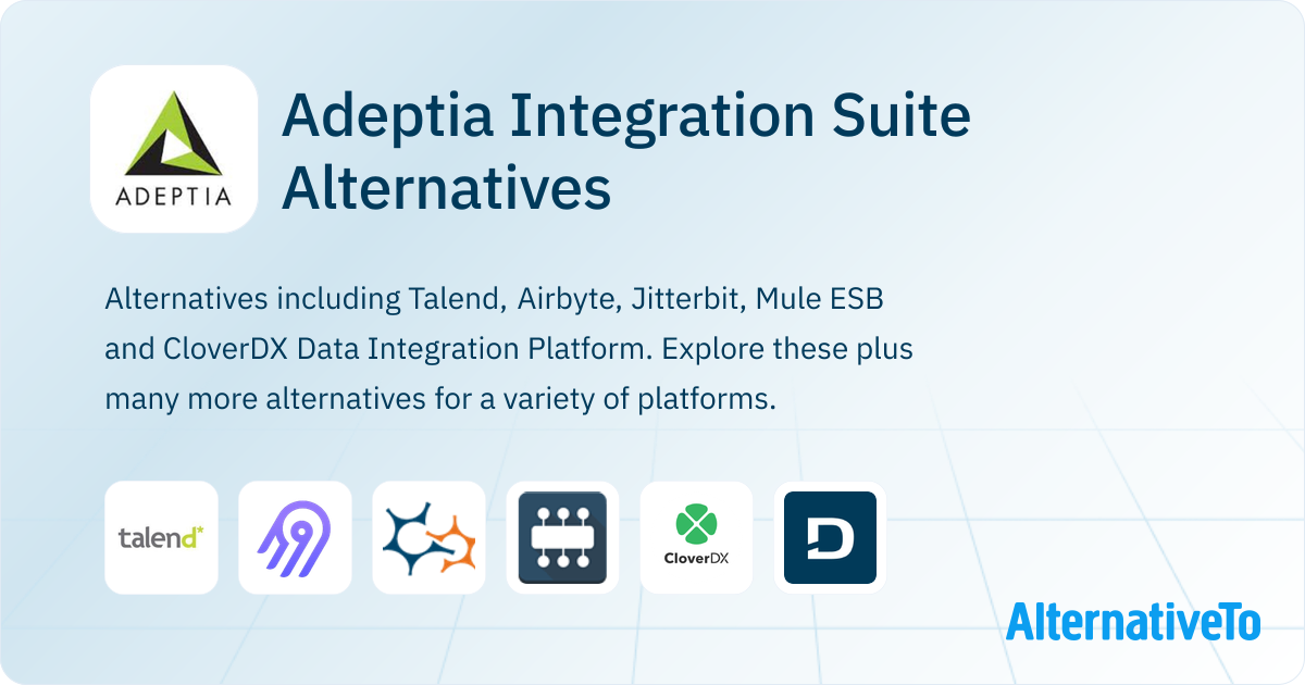 Adeptia Integration Suite Alternatives - Explore Similar Apps ...