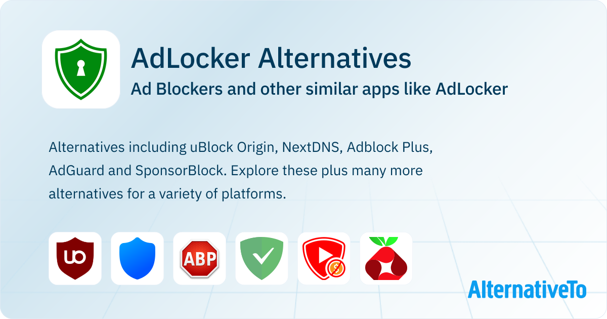 AdLocker Alternatives: Top 12 Ad Blockers & Similar Apps | AlternativeTo