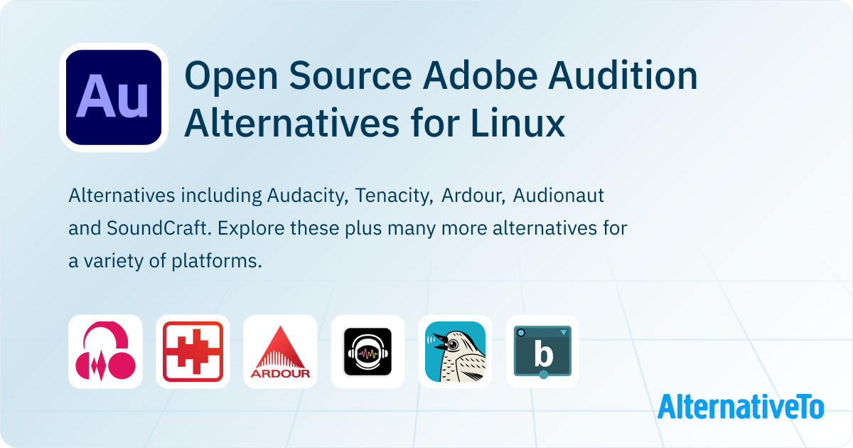 Open Source Adobe Audition Alternatives for Linux: Top 15 Audio Editors ...
