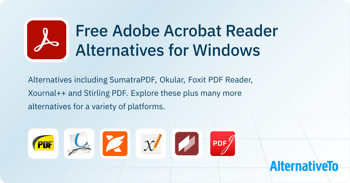 Free Adobe Acrobat Reader Alternatives for Windows: Top 12 PDF Readers ...