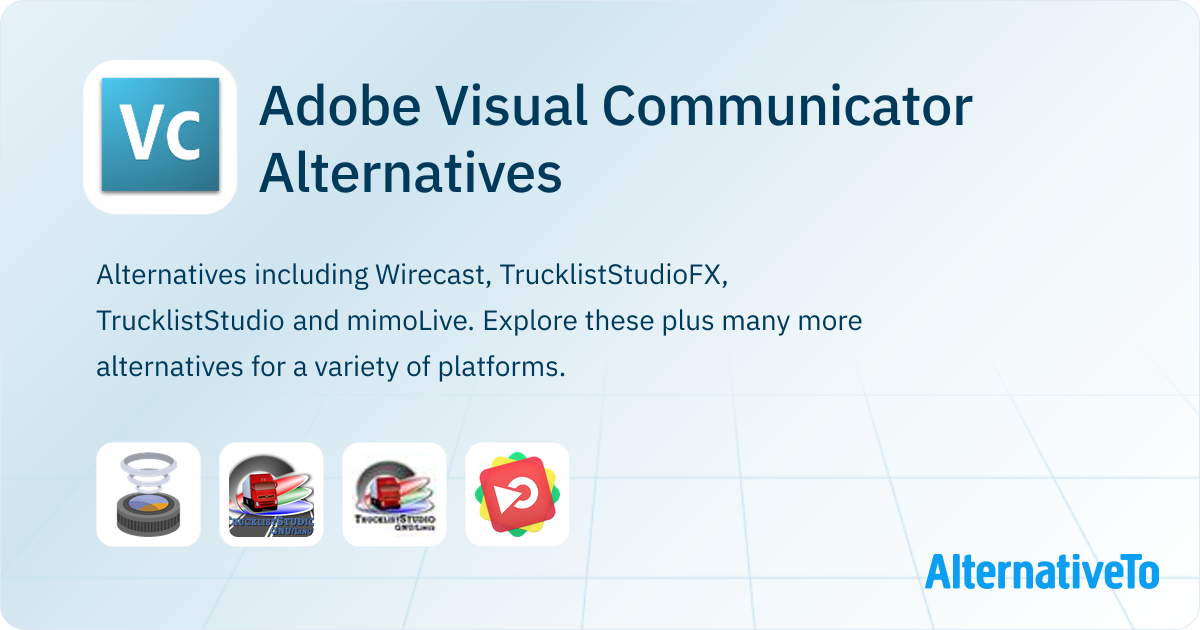 Adobe Visual Communicator Alternatives - Explore Similar Software ...