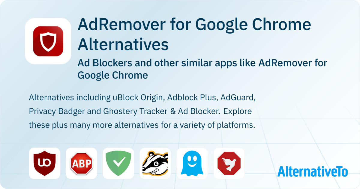 AdRemover for Google Chrome Alternatives: Top 12 Ad Blockers & Similar ...