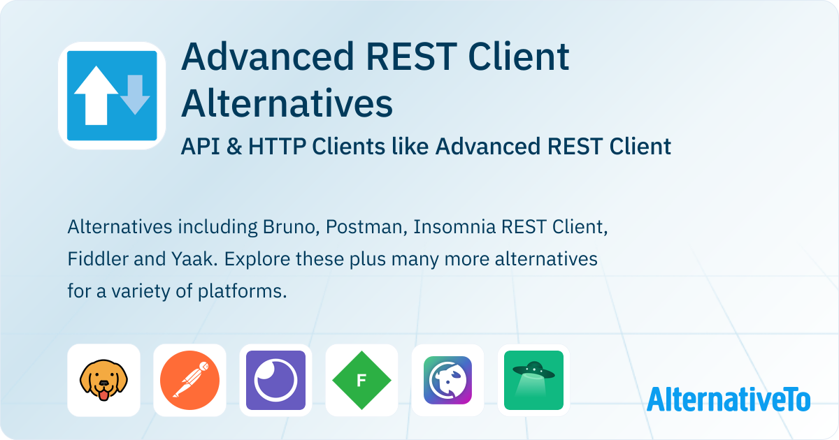 Advanced Rest Api Advanced REST Client Alternatives: Top 12 API Clients | AlternativeTo