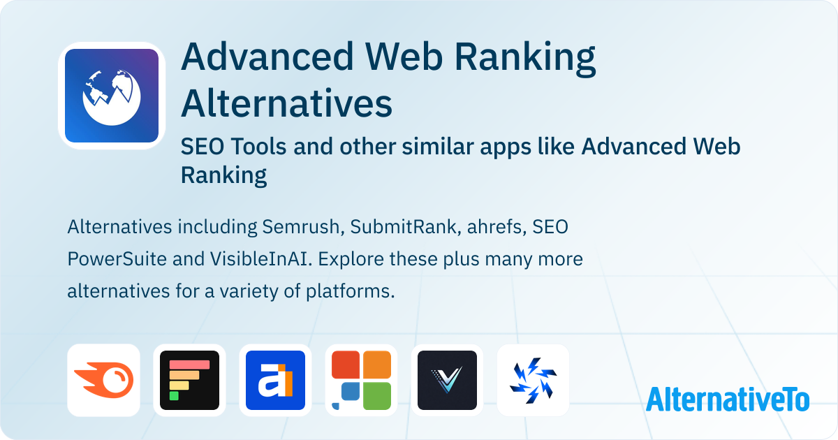 Feature Ranking Web App Advanced Web Ranking Alternatives: Top 12 SEO Tools & Similar Apps ...