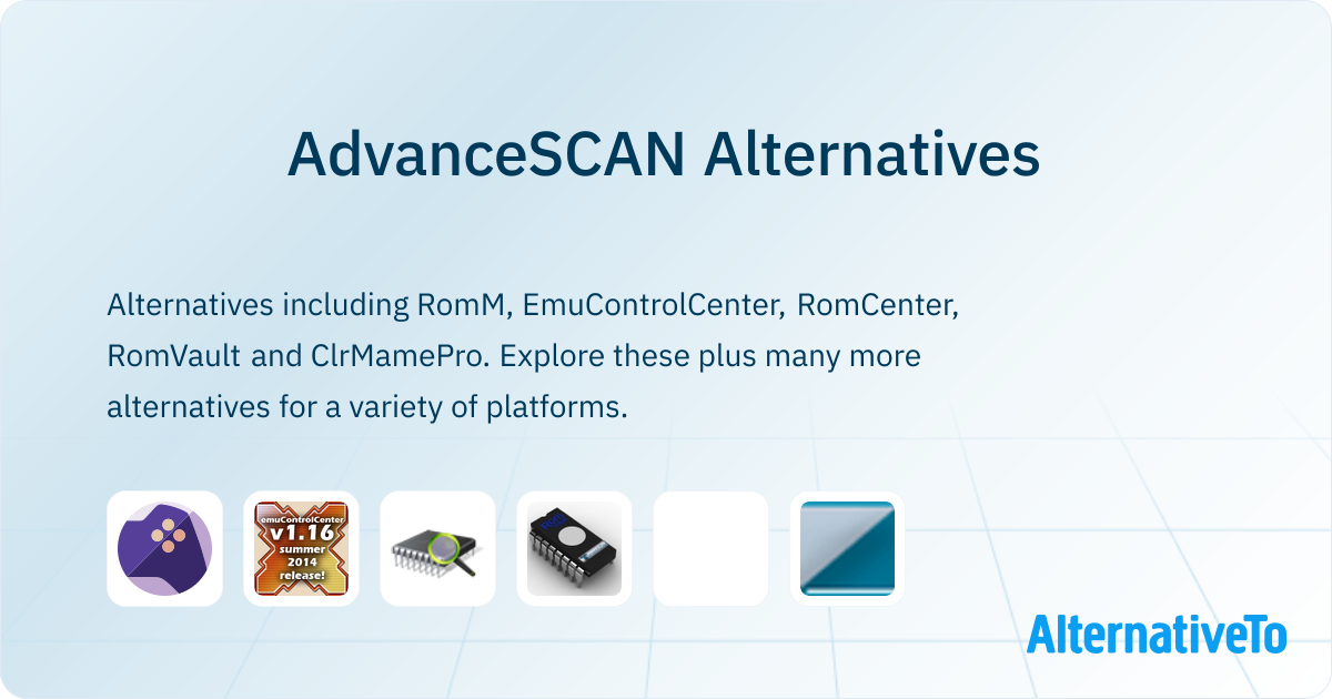 AdvanceSCAN Alternatives - Explore Similar Software | AlternativeTo