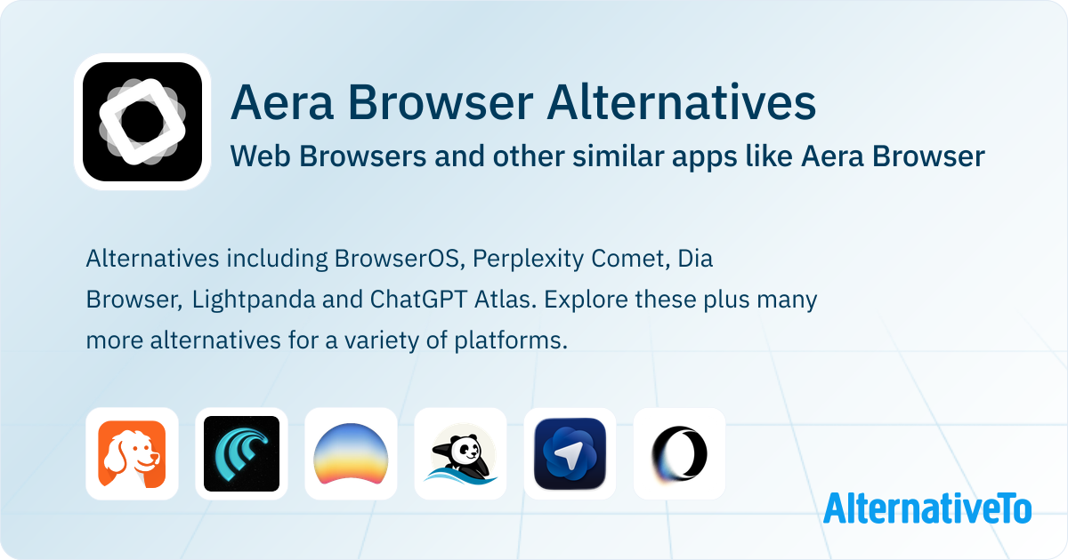 Aera Browser Alternatives: Top 8 Web Browsers & Similar Apps ...