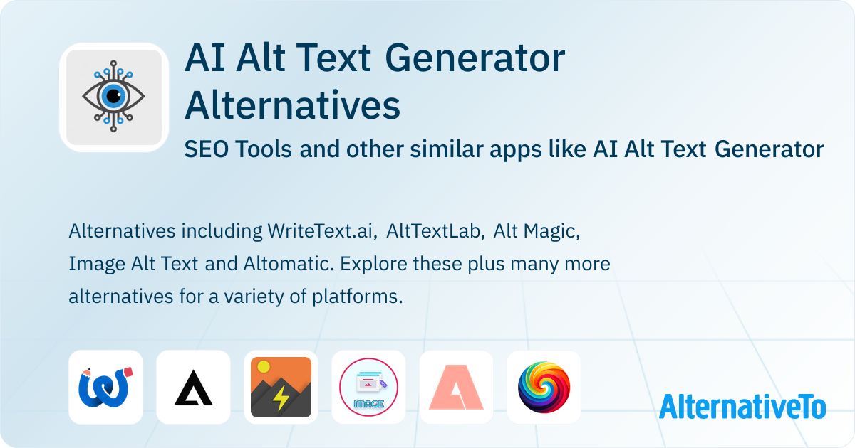 AI Alt Text Generator Alternatives: Top 10 SEO Tools & Similar Websites ...