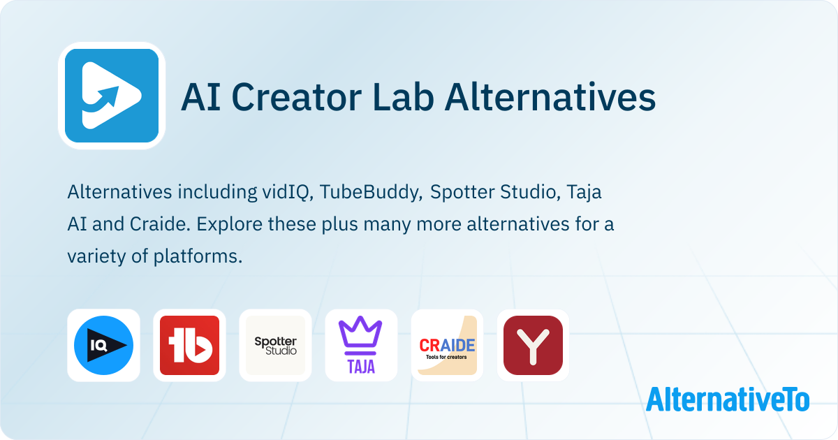 AI Creator Lab Alternatives - Explore Similar Sites & Apps | AlternativeTo