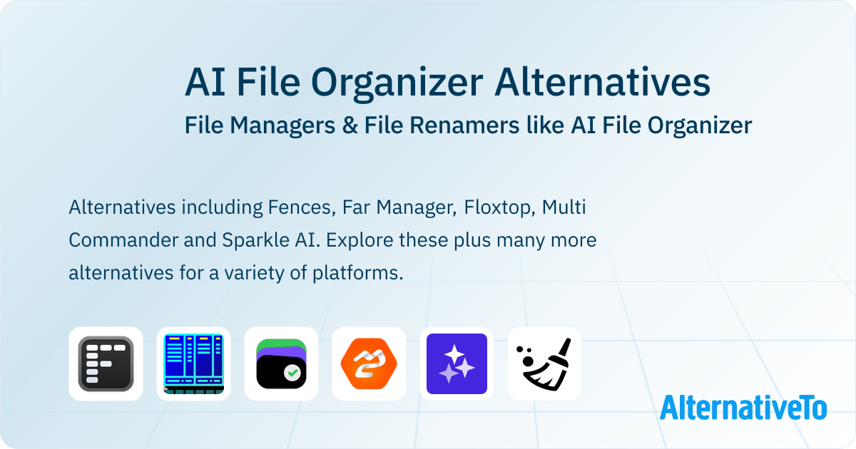 AI File Organizer Alternatives: Top 15 File Managers | AlternativeTo