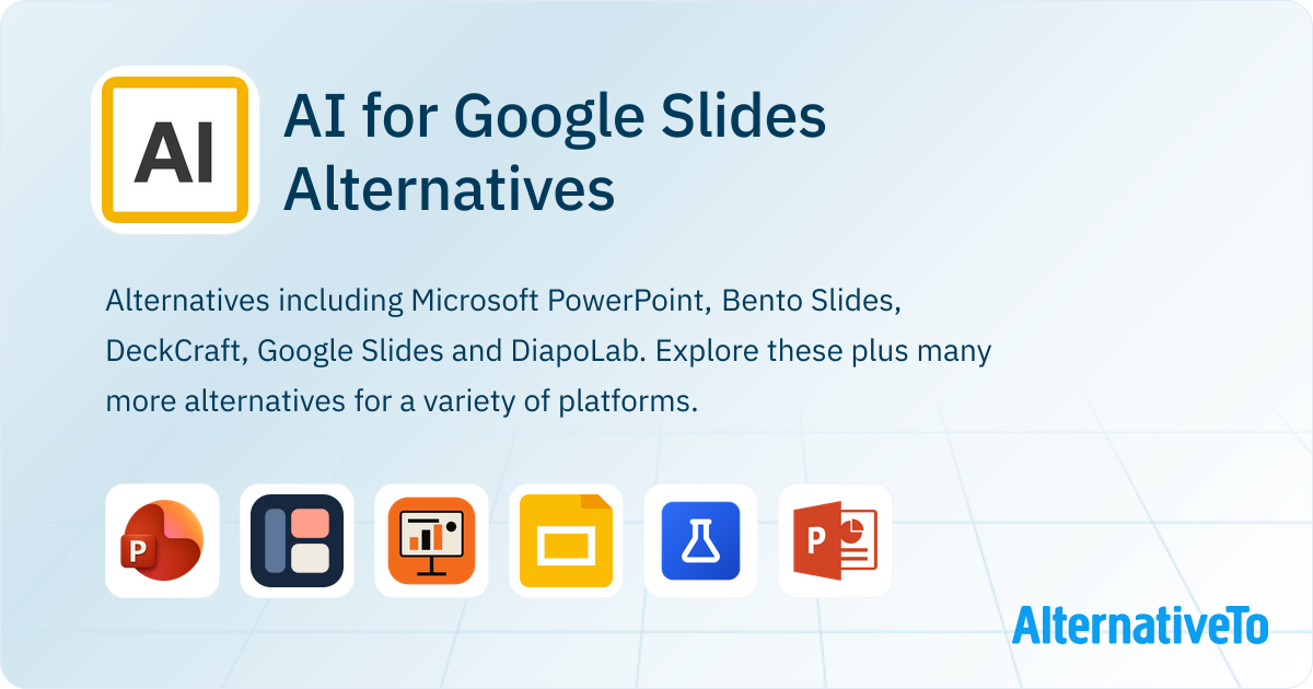 AI for Google Slides Alternatives - Explore Similar Sites & Apps ...