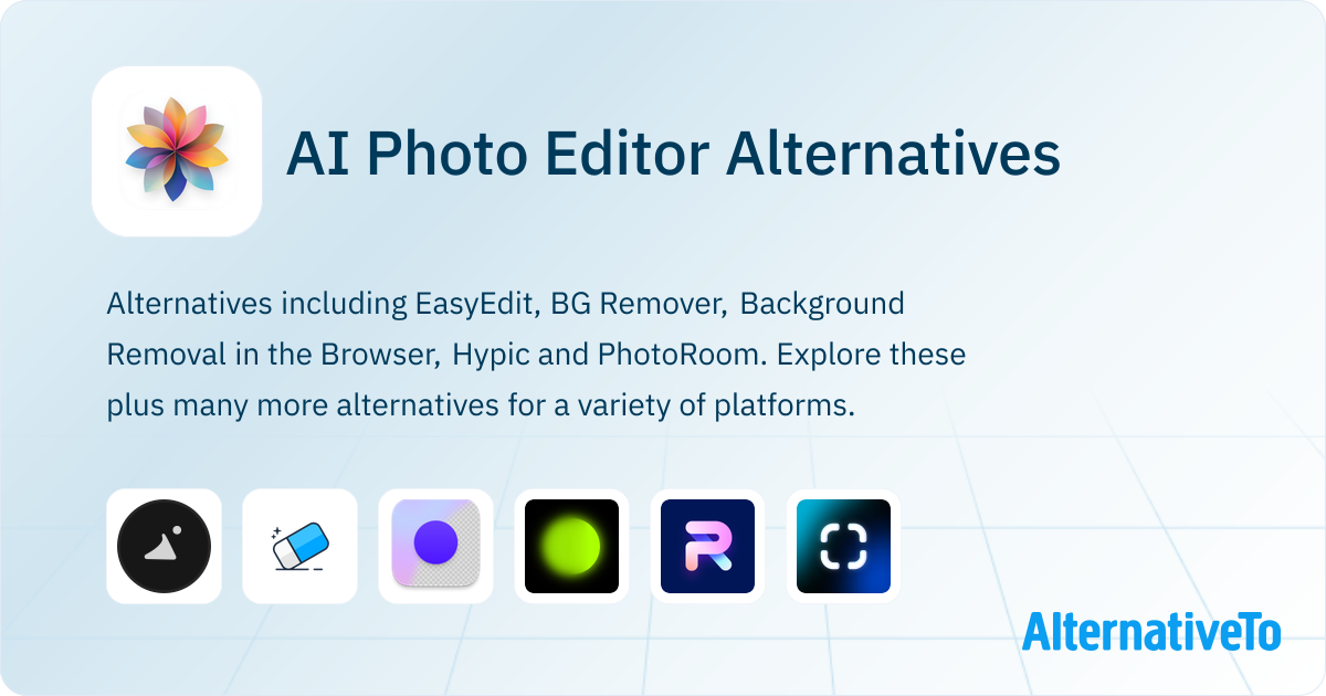 AI Photo Editor Alternatives - Explore Similar Sites & Apps | AlternativeTo