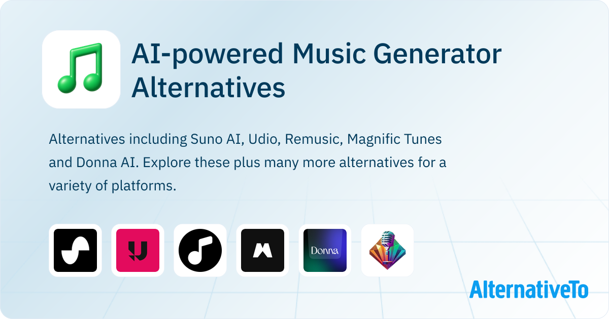 AI-powered Music Generator Alternatives - Explore Similar Sites & Apps ...