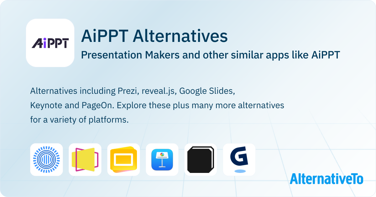 AiPPT Alternatives: Top 23 Presentation Makers & Similar Websites ...