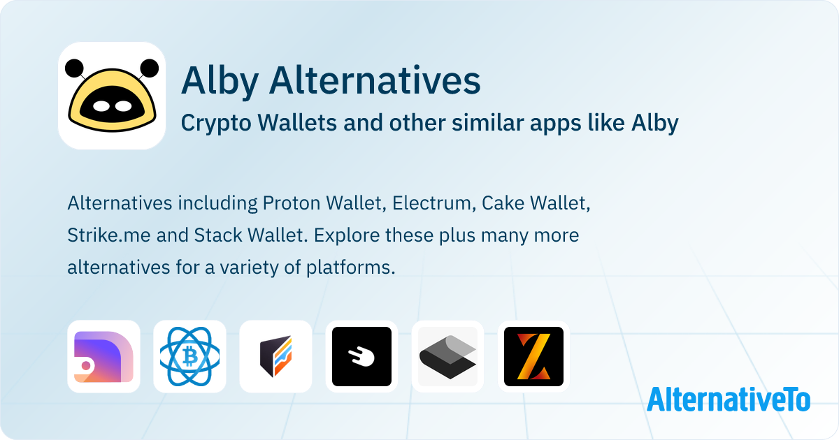 Alby Alternatives: Top 16 Crypto Wallets & Similar Apps | AlternativeTo