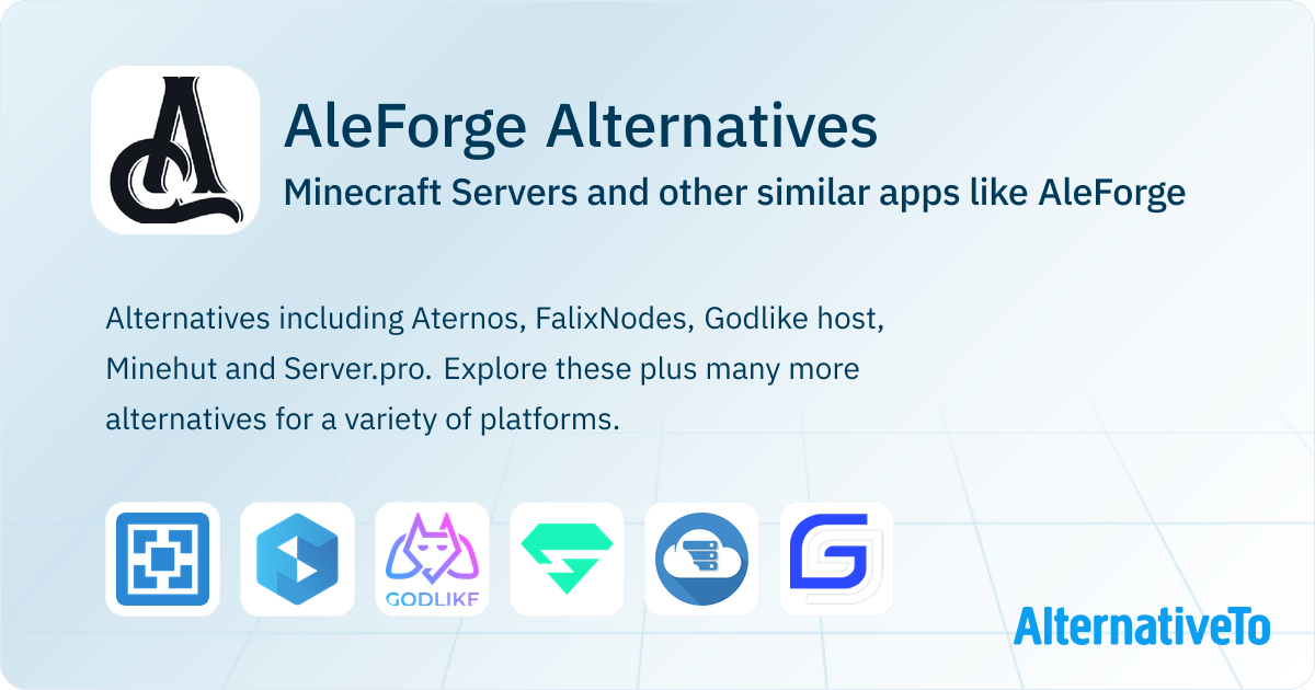 AleForge Alternatives: Top 21 Minecraft Servers & Similar Apps ...