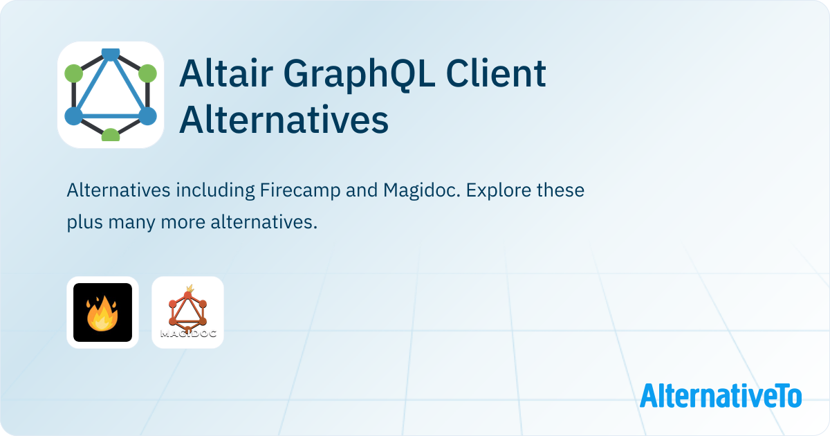 Altair GraphQL Client Alternatives - Explore Similar Apps & Services ...