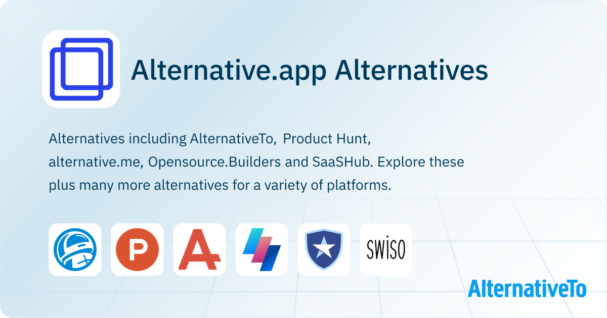 Alternative.app Alternatives - Explore Similar Sites & Apps | AlternativeTo