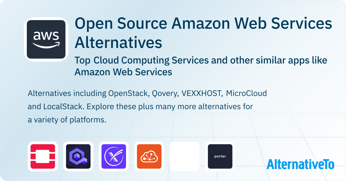 Open Source Amazon Web Services Alternatives: Top 12 Cloud Computing ...