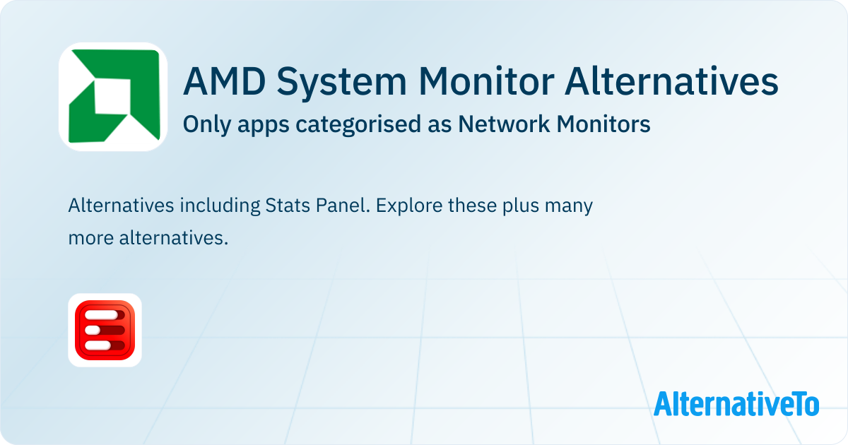 AMD System Monitor Alternatives: Top 1 Network Monitors | AlternativeTo