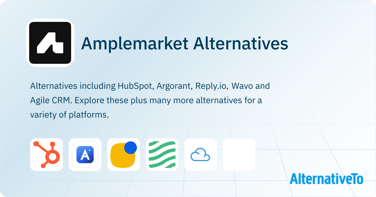 Amplemarket Alternatives - Explore Similar Sites & Apps | AlternativeTo