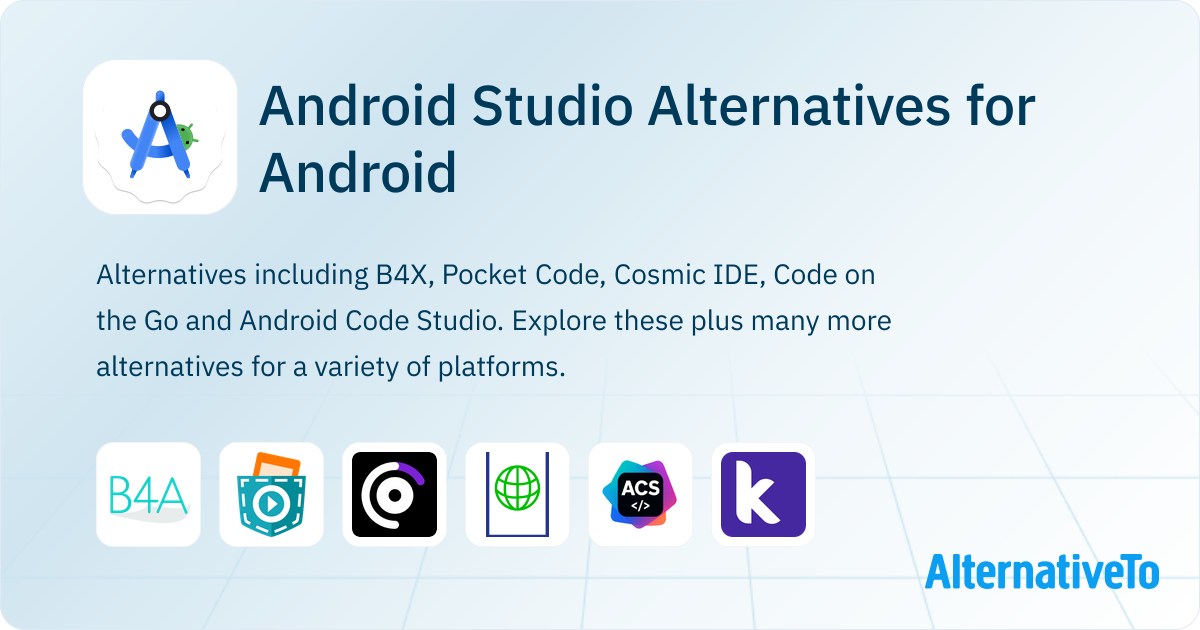 Android Studio Alternatives for Android: Top 22 Android Development ...