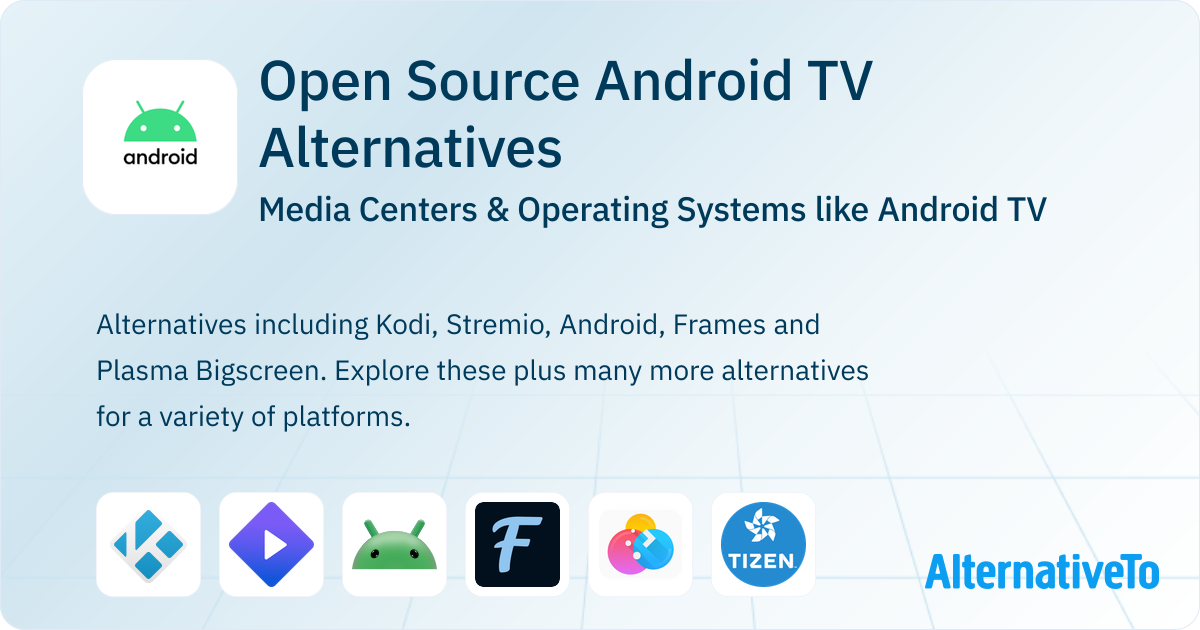 Open Source Android TV Alternatives: Top 24 Media Centers | AlternativeTo