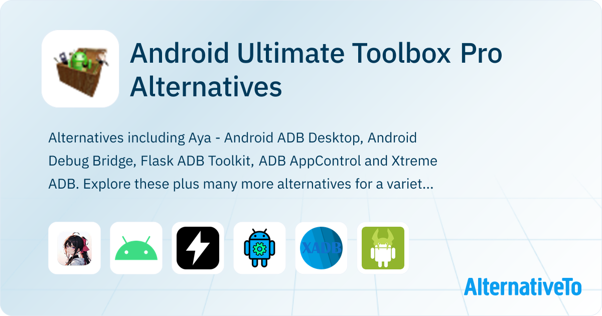 Android Ultimate Toolbox Pro Alternatives - Explore Similar Software ...