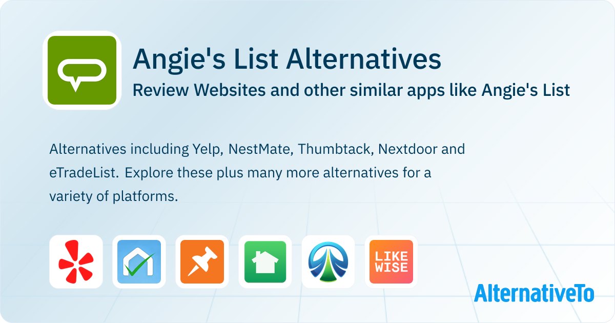 Similar Sites To Angie S List