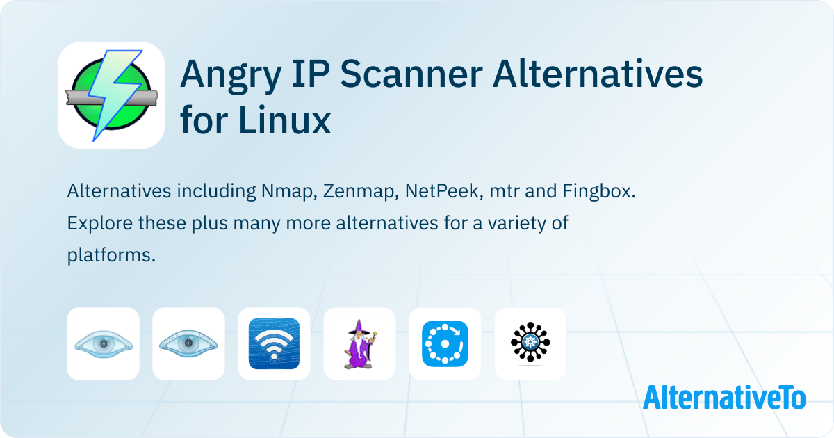 Angry IP Scanner Alternatives for Linux: Top 23 IP Scanners | AlternativeTo