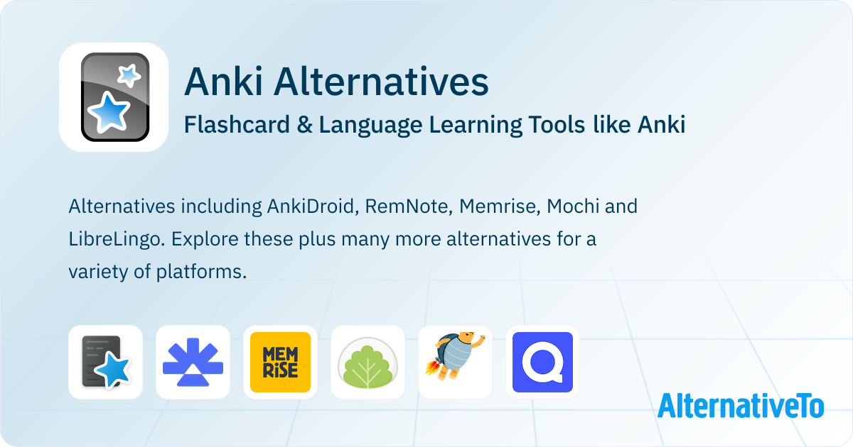 Best Anki Alternatives: Top Flashcard Learning Tools in 2026 ...