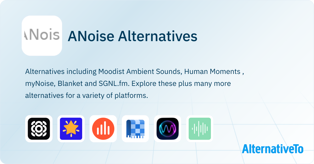ANoise Alternatives - Explore Similar Software | AlternativeTo