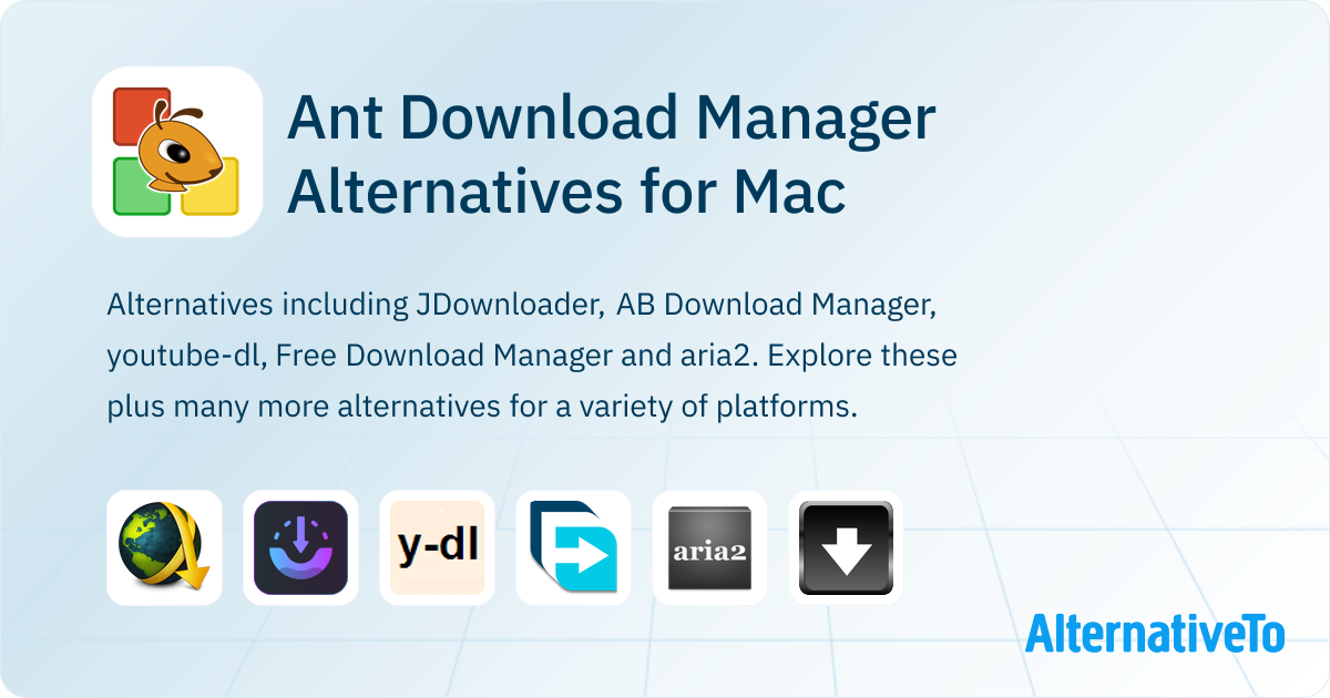 Ant Download Manager Alternatives for Mac: Top 12 Download Managers ...