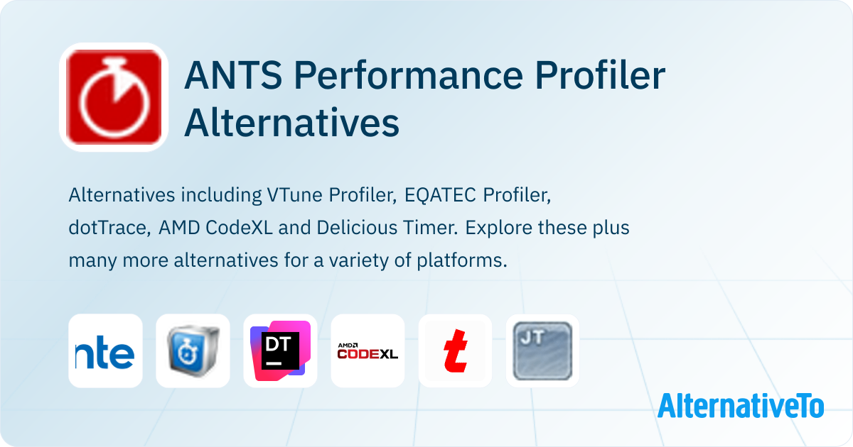 ANTS Performance Profiler Alternatives - Explore Similar Software ...