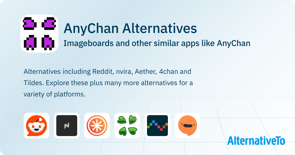 AnyChan Alternatives: Top 12 Imageboards & Similar Websites | AlternativeTo
