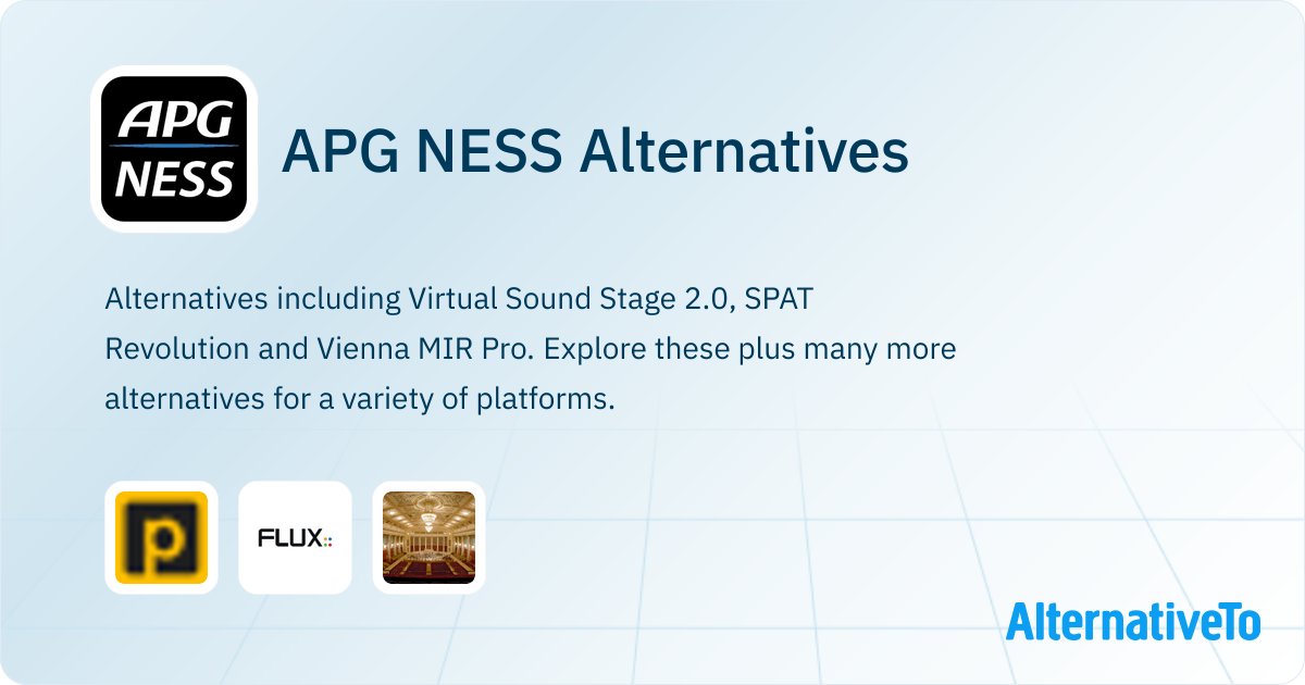 Apg Software APG NESS Alternatives - Explore Similar Software | AlternativeTo