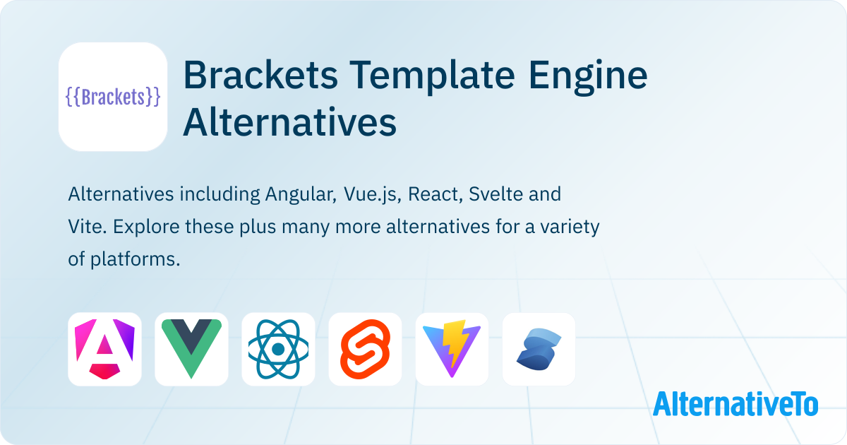 Brackets Template Engine Alternatives - Explore Similar Software ...