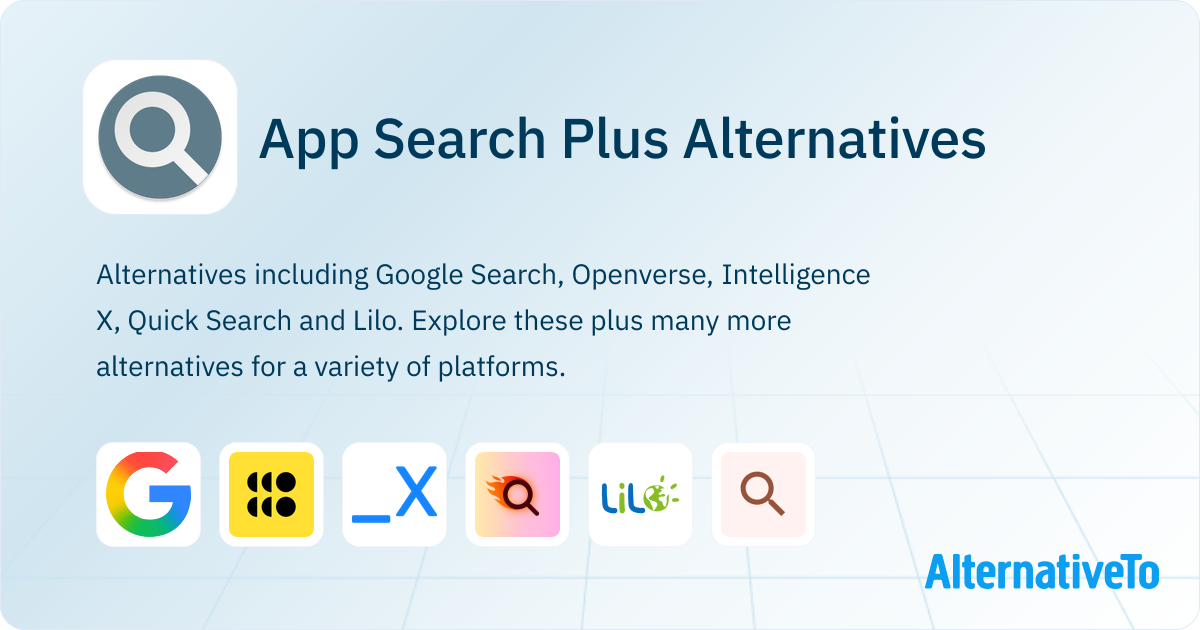 App Search Plus Alternatives and Similar Apps | AlternativeTo
