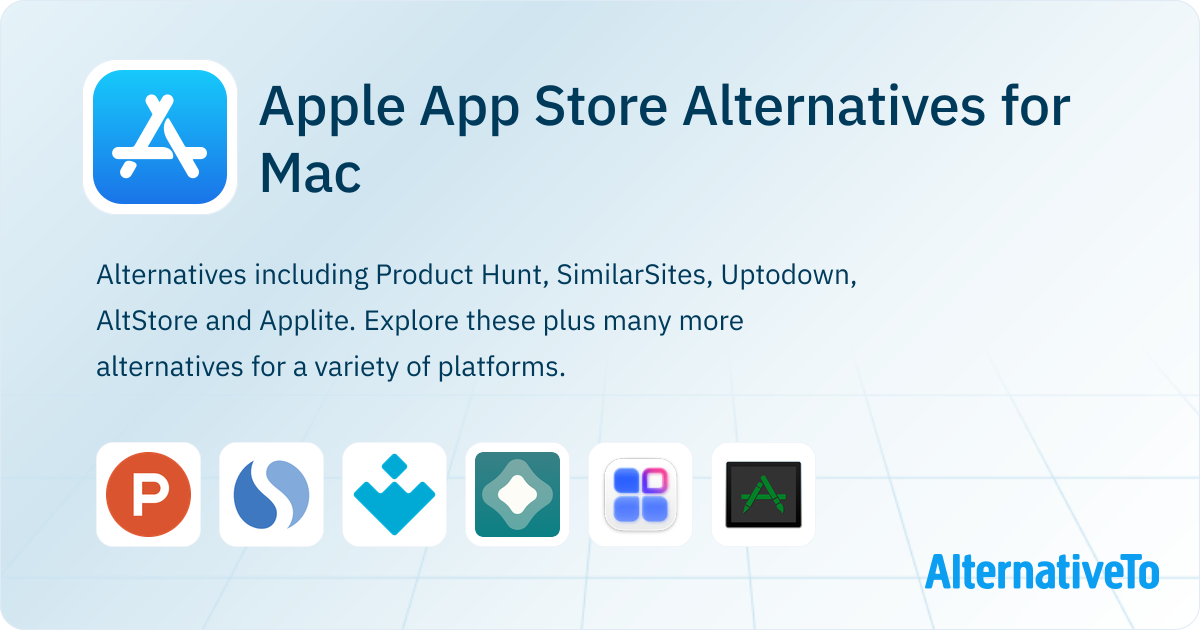 Apple App Store Alternatives for Mac: Top 6 App Stores | AlternativeTo