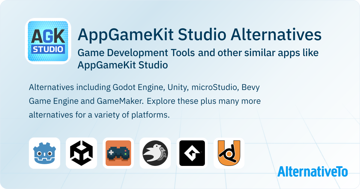 AppGameKit Studio Alternatives: Top 12 Game Development Tools & Similar ...