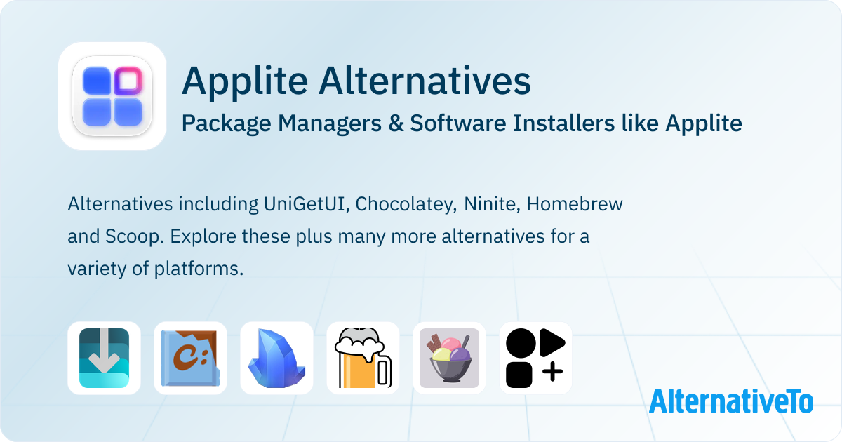 Applite Alternatives: Top 12 Package Managers | AlternativeTo