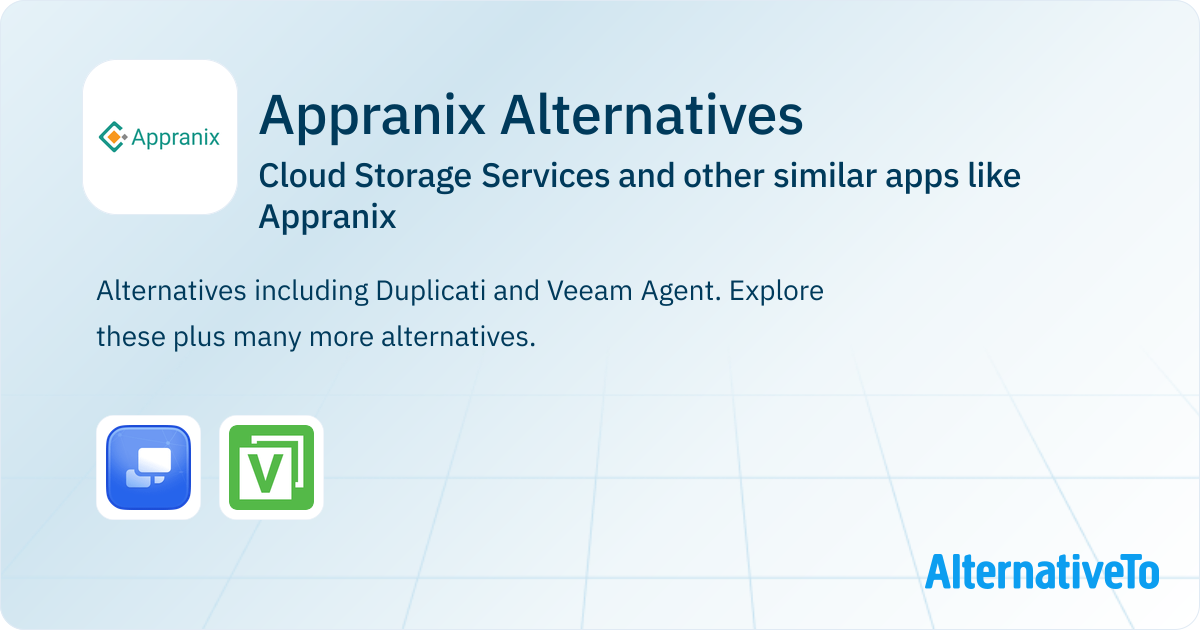 Appranix Alternatives: Top 2 Cloud Storage Services & Similar Websites ...