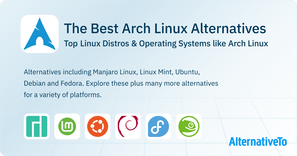 Best Arch Linux Alternatives: Top Linux Distros in 2025 | AlternativeTo