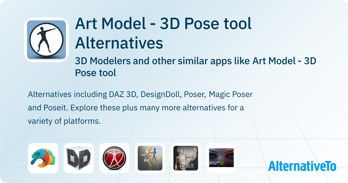 Art Model 3D Pose tool Alternatives Top 7 3D Modelers