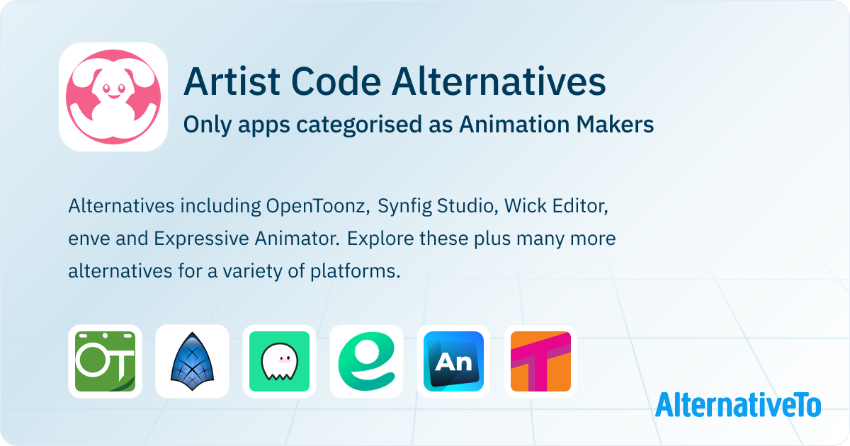 Free Animation Code Artist Code Alternatives: Top 12 Animation Makers | AlternativeTo