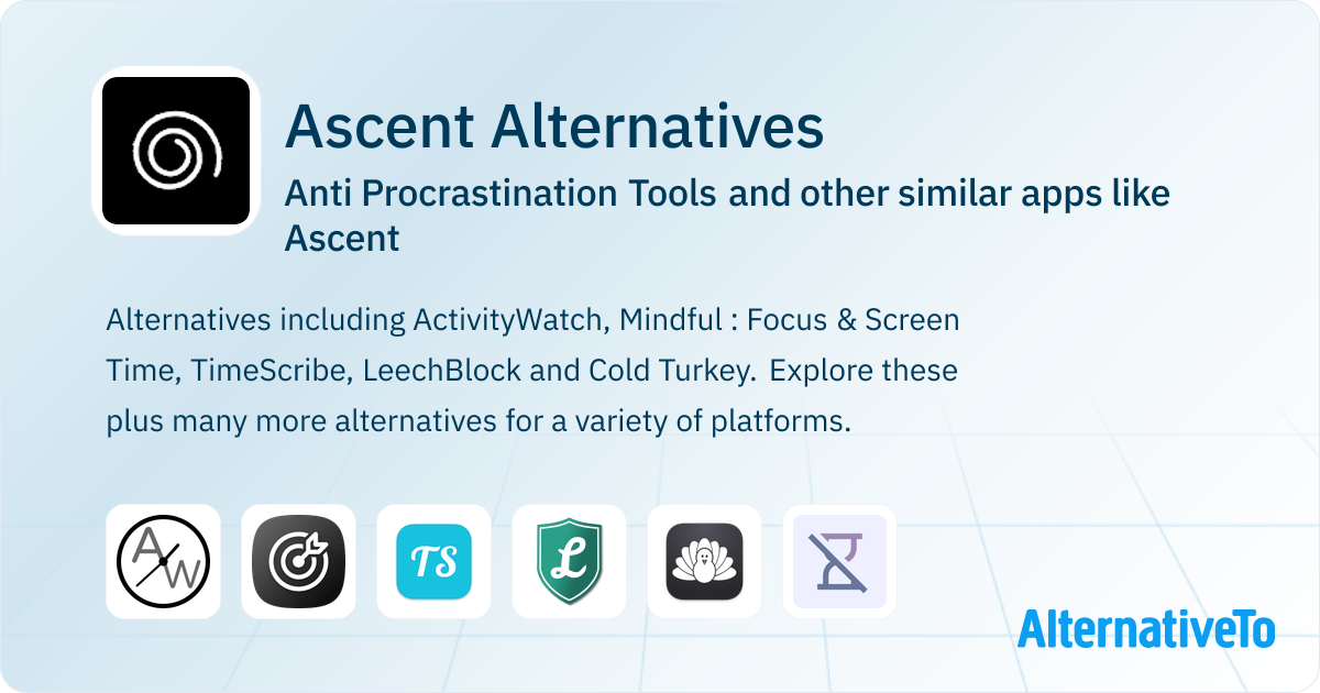 Ascent Alternatives: Top 12 Anti Procrastination Tools & Similar Apps ...