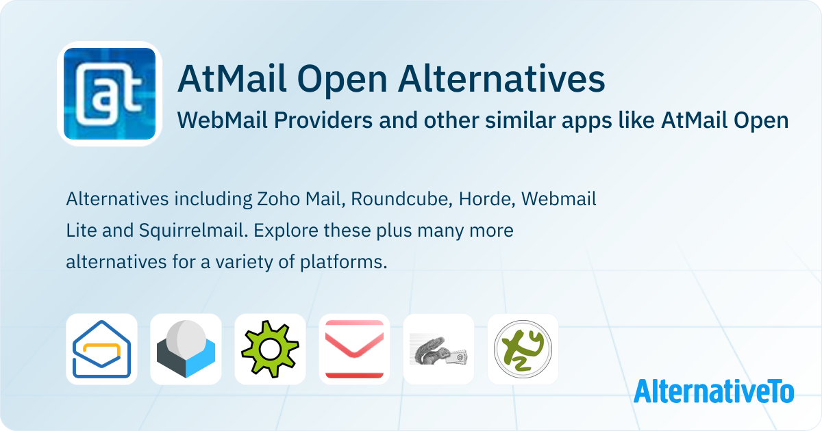 AtMail Open Alternatives: Top 12 WebMail Providers & Similar Websites ...